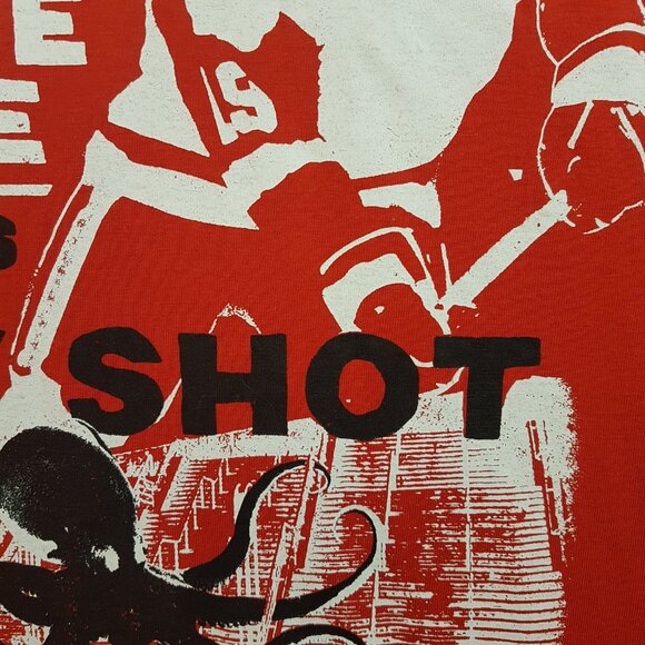 MOLSON CANADIAN Tee Shirt Large US L EDMONTON OILERS Hockey 1996 Steve Yzerman - Picture 10 of 12